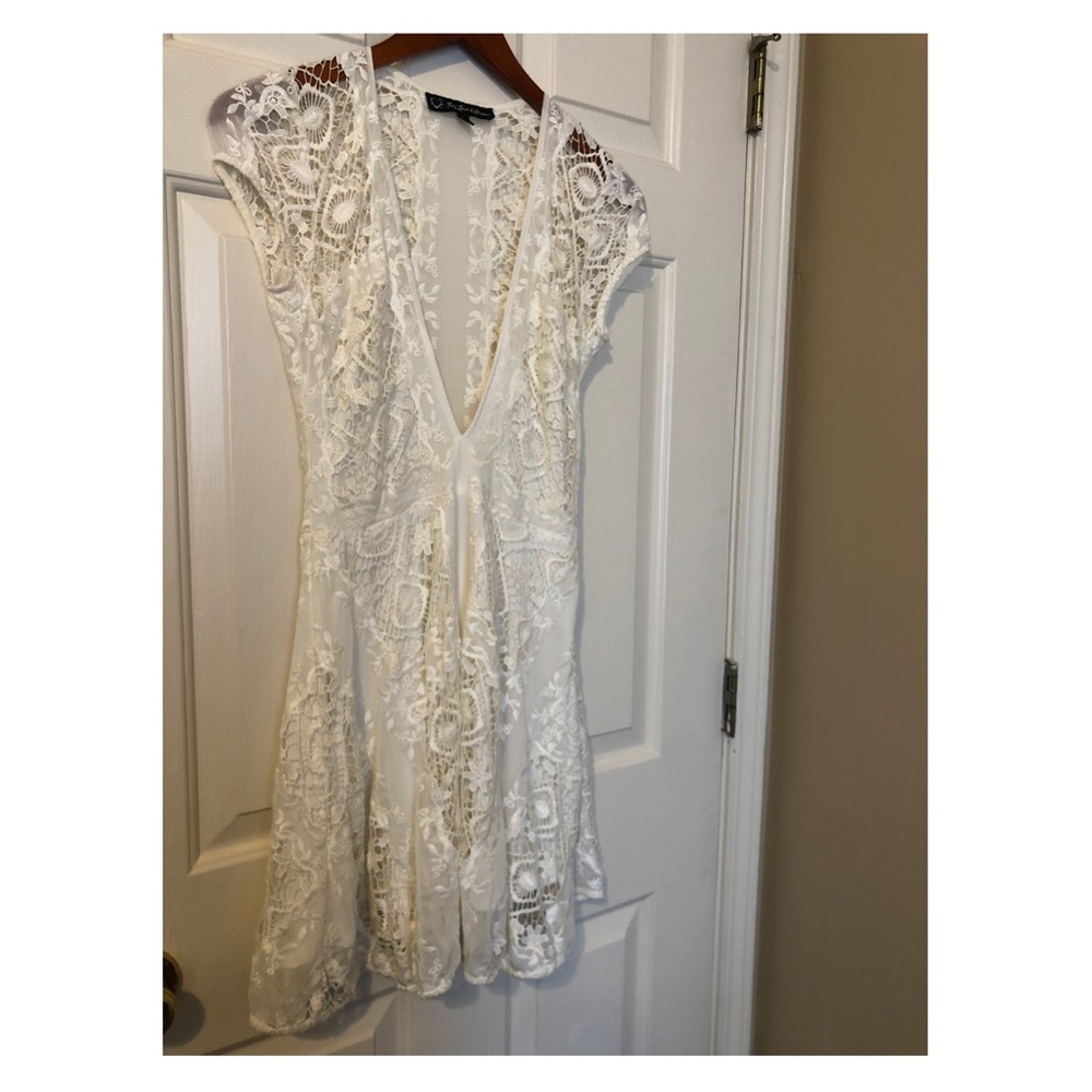 For Love and Lemons Lace Mariposa Mini Dress